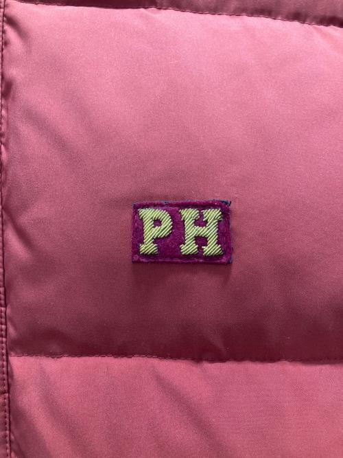 PINK HOUSE（ピンクハウス）PINK HOUSE (ピンクハウス) 中綿ロングコート レッド サイズ:記載無しの古着・服飾アイテム