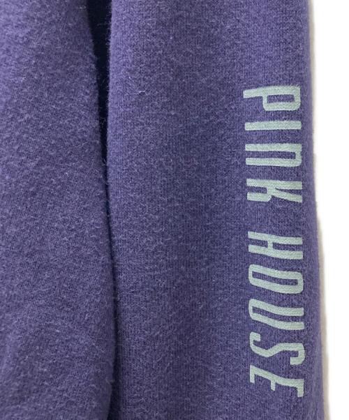 KARL HELMUT（カールヘルム）Karl Helmut (カールヘルム) PINK HOUSE両面ロゴジップパーカー パープル サイズ:Mの古着・服飾アイテム