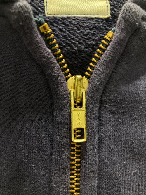 KARL HELMUT（カールヘルム）Karl Helmut (カールヘルム) PINK HOUSE両面ロゴジップパーカー パープル サイズ:Mの古着・服飾アイテム