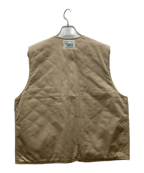 PAPAS（パパス）PAPAS (パパス) フィッシングベスト ベージュ サイズ:XLの古着・服飾アイテム