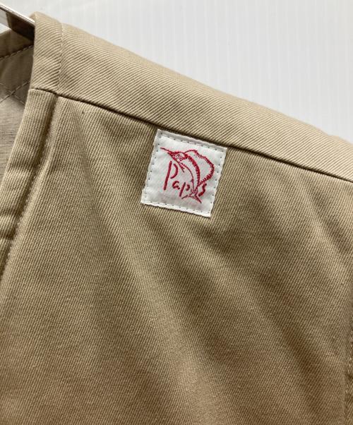 PAPAS（パパス）PAPAS (パパス) フィッシングベスト ベージュ サイズ:XLの古着・服飾アイテム