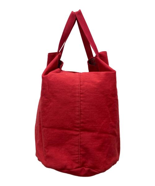 PINK HOUSE（ピンクハウス）PINK HOUSE (ピンクハウス) ロゴトートバッグ レッドの古着・服飾アイテム