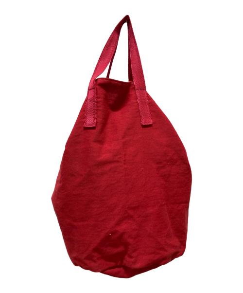 PINK HOUSE（ピンクハウス）PINK HOUSE (ピンクハウス) ロゴトートバッグ レッドの古着・服飾アイテム