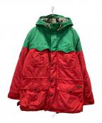 POLO RALPH LAURENポロ・ラルフローレン）の古着「マウンテンパーカー」｜グリーン×レッド