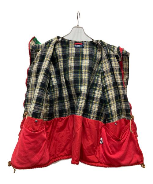 POLO RALPH LAUREN（ポロ・ラルフローレン）POLO RALPH LAUREN (ポロ・ラルフローレン) マウンテンパーカー グリーン×レッド サイズ:XXLの古着・服飾アイテム