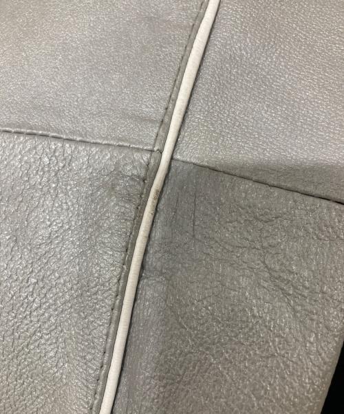 MONTANA TOONS（モンタナトゥーンズ）MONTANA TOONS (モンタナトゥーンズ) RAIDERS フリントストーン レザースタジャン ブラック サイズ:Lの古着・服飾アイテム