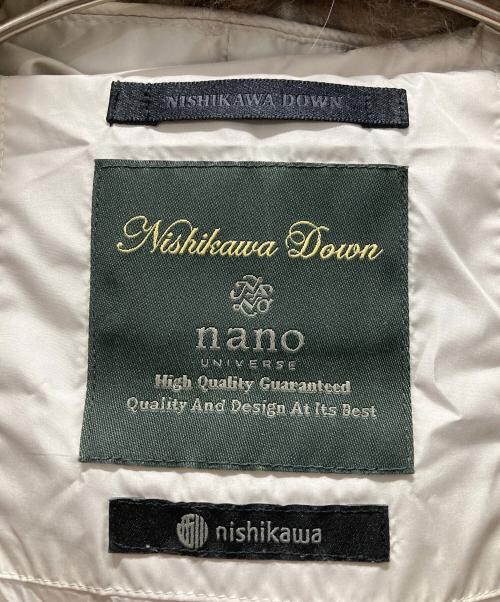 nano・universe（ナノ・ユニバース）nano・universe (ナノ・ユニバース) 西川ダウンジャケット グレー サイズ:38の古着・服飾アイテム