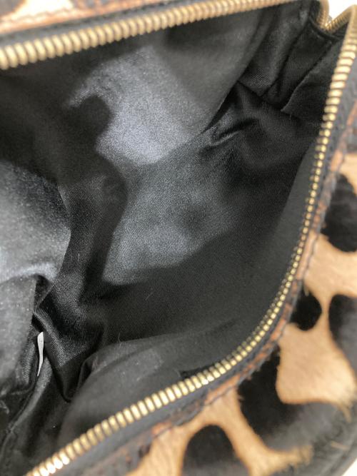 GIANNI CHIARINI（ジャンニ キアリーニ）GIANNI CHIARINI (ジャンニ キアリーニ) ハラコミニショルダーバッグ ブラウンの古着・服飾アイテム