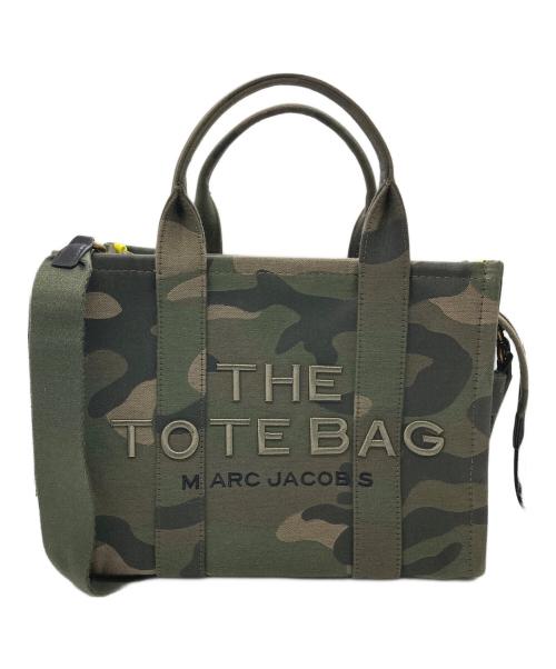MARC JACOBS（マークジェイコブズ）MARC JACOBS (マークジェイコブズ) ザ カモ ジャカード トート バッグ ミディアム グリーンの古着・服飾アイテム