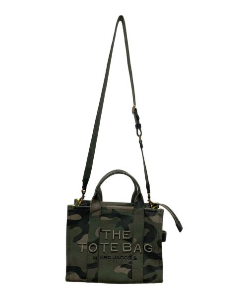 MARC JACOBS（マークジェイコブズ）MARC JACOBS (マークジェイコブズ) ザ カモ ジャカード トート バッグ ミディアム グリーンの古着・服飾アイテム