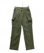 SEYNTEXセンテックス）の古着「ベルギー軍カーゴパンツ」｜オリーブ