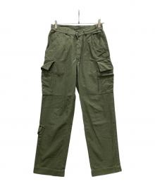 SEYNTEX（センテックス）の古着「ベルギー軍カーゴパンツ」｜オリーブ
