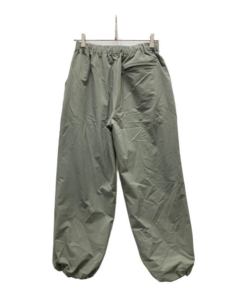Gymphlex（ジムフレックス）Gymphlex (ジムフレックス) ポリエステルダブルクロスイージーパンツ オリーブ サイズ:14の古着・服飾アイテム