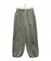 Gymphlex（ジムフレックス）の古着「ポリエステルダブルクロスイージーパンツ」｜オリーブ