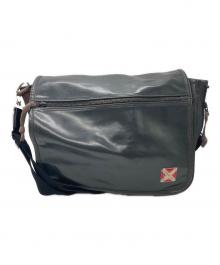 LUGGAGE LABEL（ラゲッジ レーベル）の古着「メッセンジャーバッグ」｜ブラック