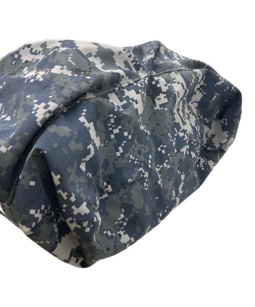 HOUSTON（ヒューストン）HOUSTON (ヒューストン) デジカモ ヘルメットバッグ ネイビーの古着・服飾アイテム