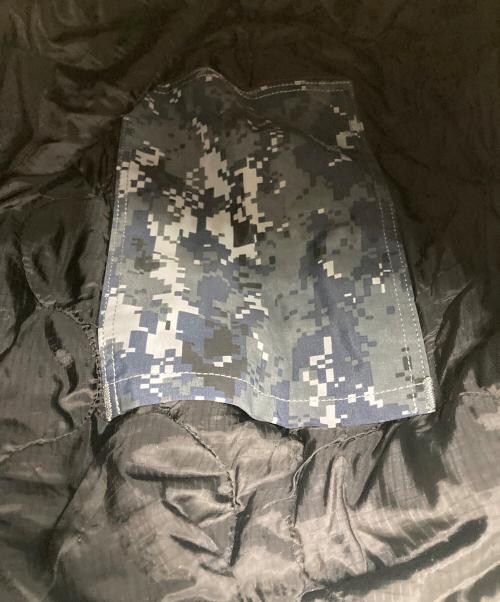 HOUSTON（ヒューストン）HOUSTON (ヒューストン) デジカモ ヘルメットバッグ ネイビーの古着・服飾アイテム