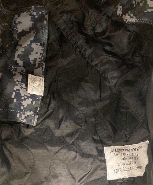 HOUSTON（ヒューストン）HOUSTON (ヒューストン) デジカモ ヘルメットバッグ ネイビーの古着・服飾アイテム