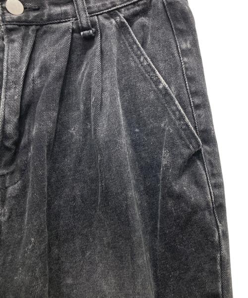 ADRER（アドラー）ADRER (アドラー) ワイドデニムパンツ グレー サイズ:Sの古着・服飾アイテム