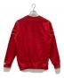 adidas (アディダス) デサント期クルーネックスウェット レッド サイズ:胸囲90 身長165：3500円