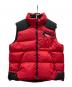 RLX RALPH LAUREN（アールエルエックスラルフローレン）の古着「ダウンベスト」｜レッド