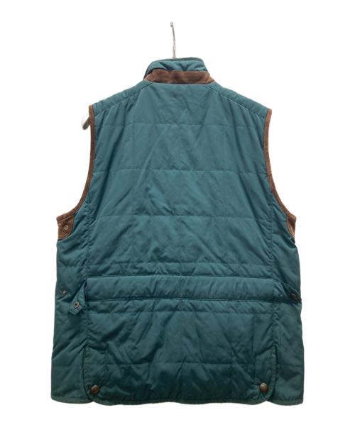 POLO RALPH LAUREN（ポロ・ラルフローレン）POLO RALPH LAUREN (ポロ・ラルフローレン) ワッペン中綿ベスト グリーン サイズ:Mの古着・服飾アイテム