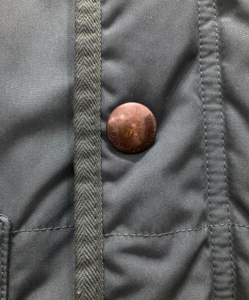 POLO RALPH LAUREN（ポロ・ラルフローレン）POLO RALPH LAUREN (ポロ・ラルフローレン) ワッペン中綿ベスト グリーン サイズ:Mの古着・服飾アイテム