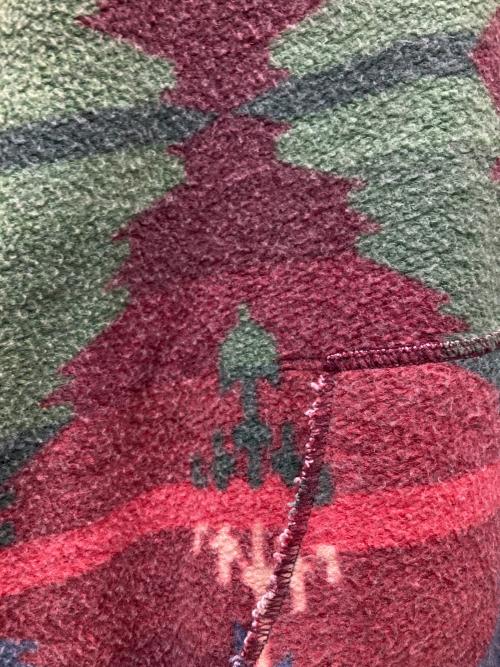 POLO RALPH LAUREN（ポロ・ラルフローレン）POLO RALPH LAUREN (ポロ・ラルフローレン) ネイティブ柄パーカー レッド サイズ:Sの古着・服飾アイテム