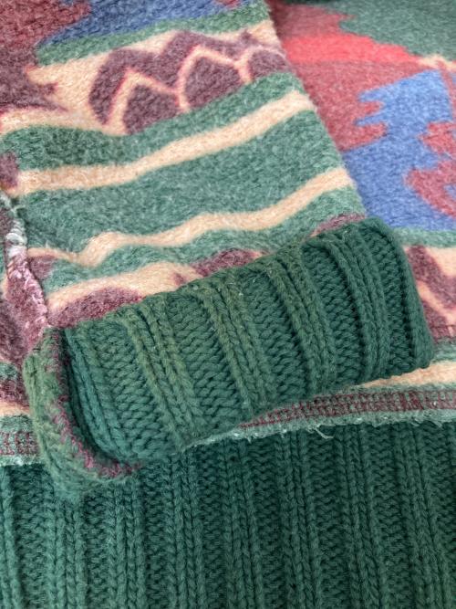 POLO RALPH LAUREN（ポロ・ラルフローレン）POLO RALPH LAUREN (ポロ・ラルフローレン) ネイティブ柄パーカー レッド サイズ:Sの古着・服飾アイテム