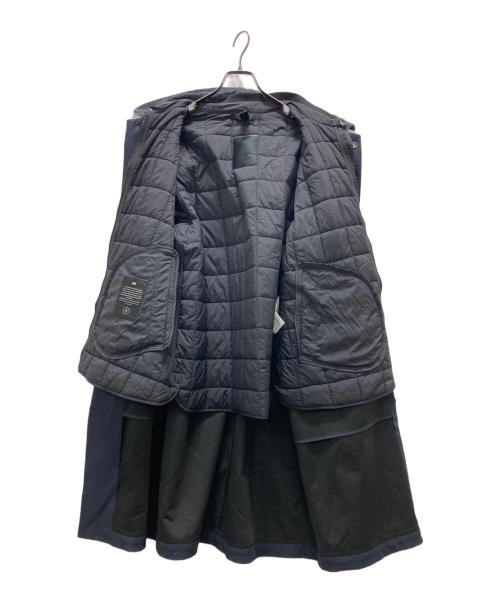 DUNO（デュノ）DUNO (デュノ) 中綿ライナー付フーデッドコート ネイビー サイズ:52の古着・服飾アイテム