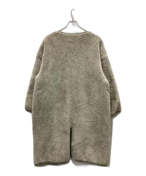 mizuiro-ind（ミズイロインド）mizuiro-ind (ミズイロインド) ボアコート ベージュ サイズ:FREEの古着・服飾アイテム