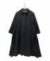 mizuiro-ind（ミズイロインド）の古着「ワイドステンカラーコート」｜ブラック