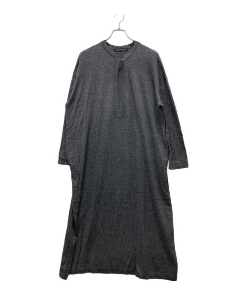 mizuiro-ind（ミズイロインド）mizuiro-ind (ミズイロインド) ニットワンピース グレー サイズ:記載無しの古着・服飾アイテム