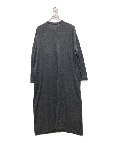 mizuiro-ind（ミズイロインド）mizuiro-ind (ミズイロインド) ニットワンピース グレー サイズ:記載無しの古着・服飾アイテム