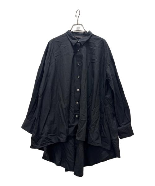 mizuiro-ind（ミズイロインド）mizuiro-ind (ミズイロインド) シャツワンピース ブラック サイズ:FREEの古着・服飾アイテム