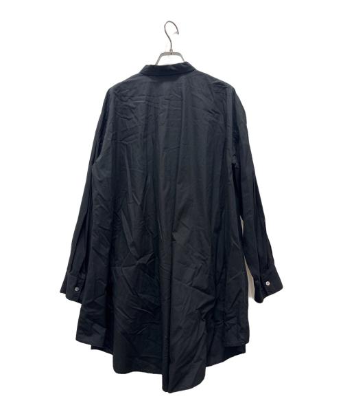 mizuiro-ind（ミズイロインド）mizuiro-ind (ミズイロインド) シャツワンピース ブラック サイズ:FREEの古着・服飾アイテム