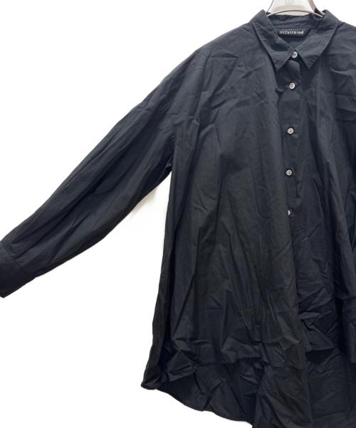 mizuiro-ind（ミズイロインド）mizuiro-ind (ミズイロインド) シャツワンピース ブラック サイズ:FREEの古着・服飾アイテム