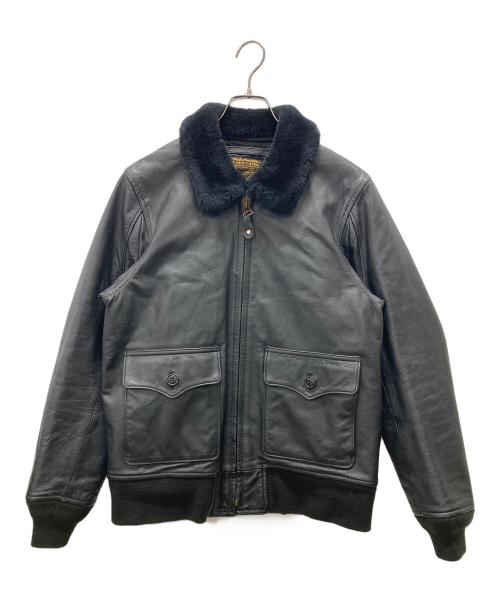 COOTIE（クーティー）COOTIE (クーティー) Ｇ-1フライトレザージャケット ブラック サイズ:XLの古着・服飾アイテム