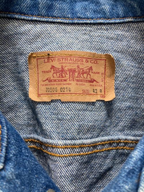 LEVI'S（リーバイス）LEVI'S (リーバイス) デニムジャケット インディゴ サイズ:42Rの古着・服飾アイテム