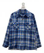 PENDLETONペンドルトン）の古着「70s~80sボードシャツ」｜ブルー
