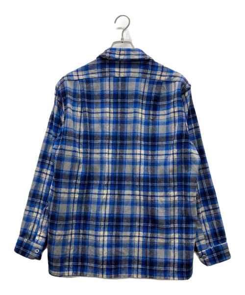 PENDLETON（ペンドルトン）PENDLETON (ペンドルトン) 70s~80sボードシャツ ブルー サイズ:Lの古着・服飾アイテム
