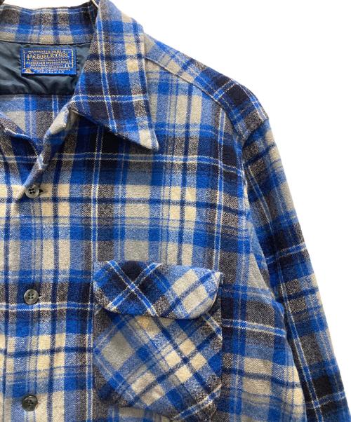 PENDLETON（ペンドルトン）PENDLETON (ペンドルトン) 70s~80sボードシャツ ブルー サイズ:Lの古着・服飾アイテム
