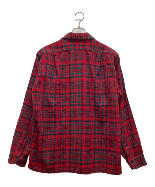 PENDLETON（ペンドルトン）PENDLETON (ペンドルトン) 50sボードシャツ レッド サイズ:Mの古着・服飾アイテム