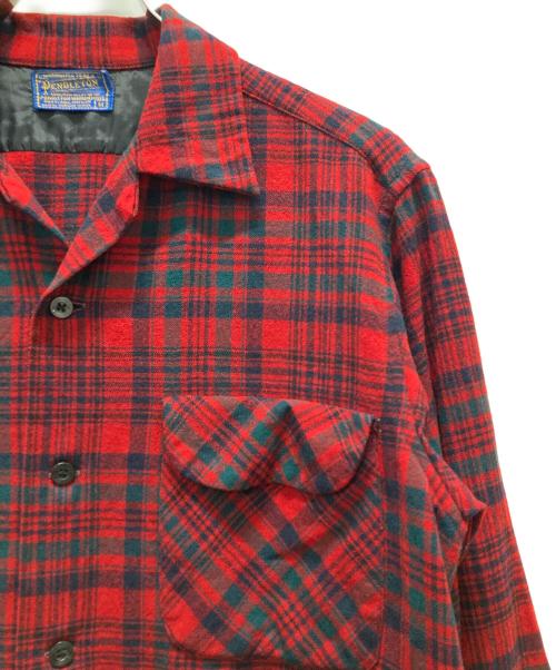 PENDLETON（ペンドルトン）PENDLETON (ペンドルトン) 50sボードシャツ レッド サイズ:Mの古着・服飾アイテム