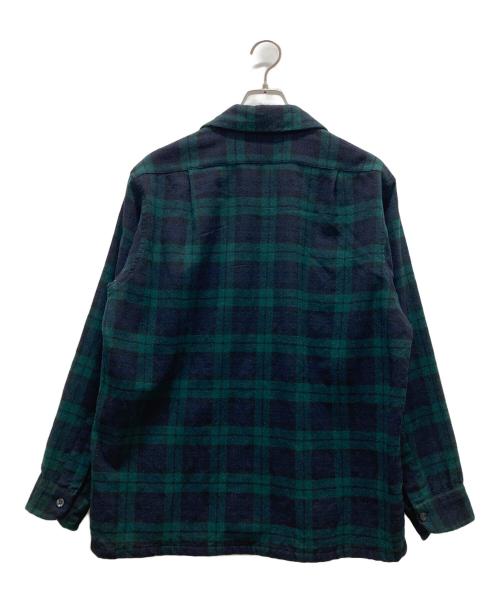 PENDLETON（ペンドルトン）PENDLETON (ペンドルトン) 70s~80sボードシャツ グリーン サイズ:Lの古着・服飾アイテム