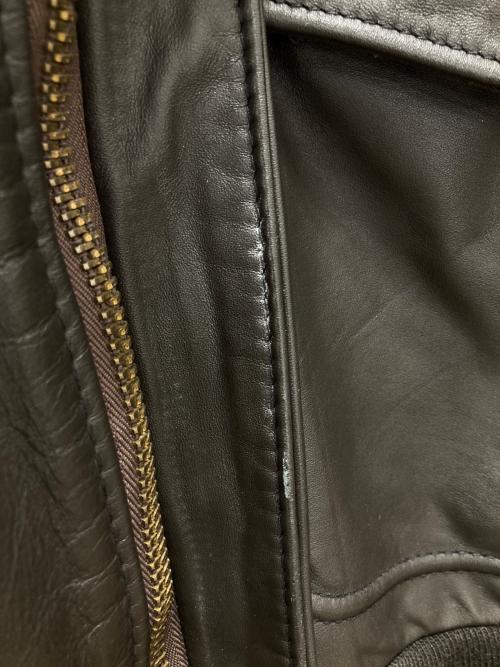 Schott（ショット）Schott (ショット) A-2レザーフライトジャケット ブラウン サイズ:42の古着・服飾アイテム