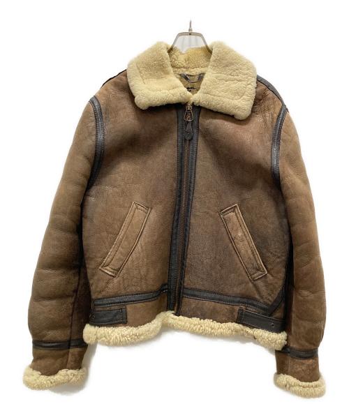 SCHOTT BROS.（ショット）SCHOTT BROS. (ショット) B-3フライトムートンジャケット ブラウン サイズ:42の古着・服飾アイテム
