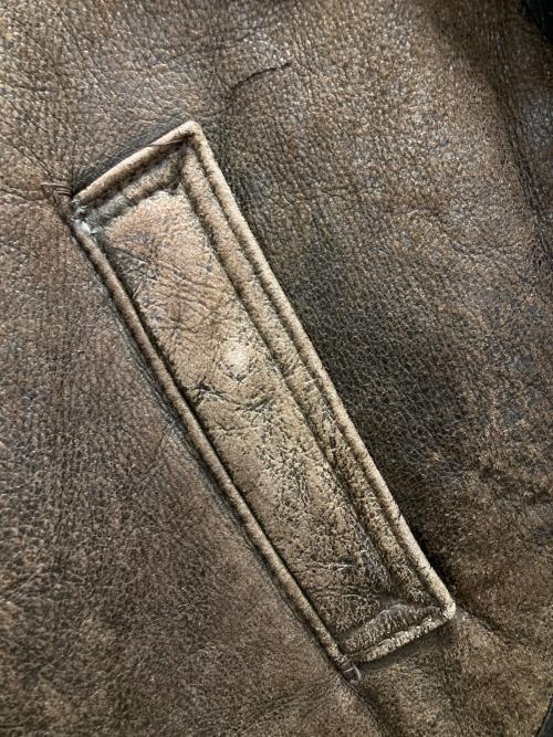 SCHOTT BROS.（ショット）SCHOTT BROS. (ショット) B-3フライトムートンジャケット ブラウン サイズ:42の古着・服飾アイテム