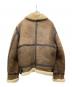 SCHOTT BROS. (ショット) B-3フライトムートンジャケット ブラウン サイズ:42：15000円