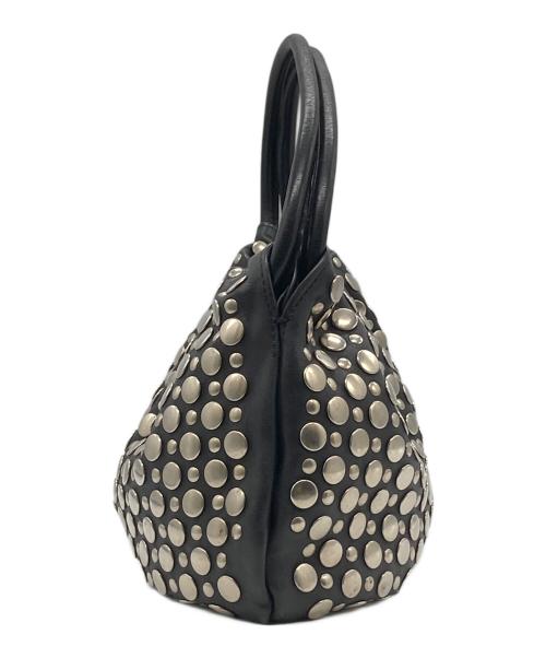 SONIA RYKIEL（ソニア リキエル）SONIA RYKIEL (ソニア リキエル) スタッズハンドバッグ ブラックの古着・服飾アイテム